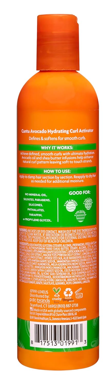 Cantu Avocado Hydrating Curl Activator 355ml-1