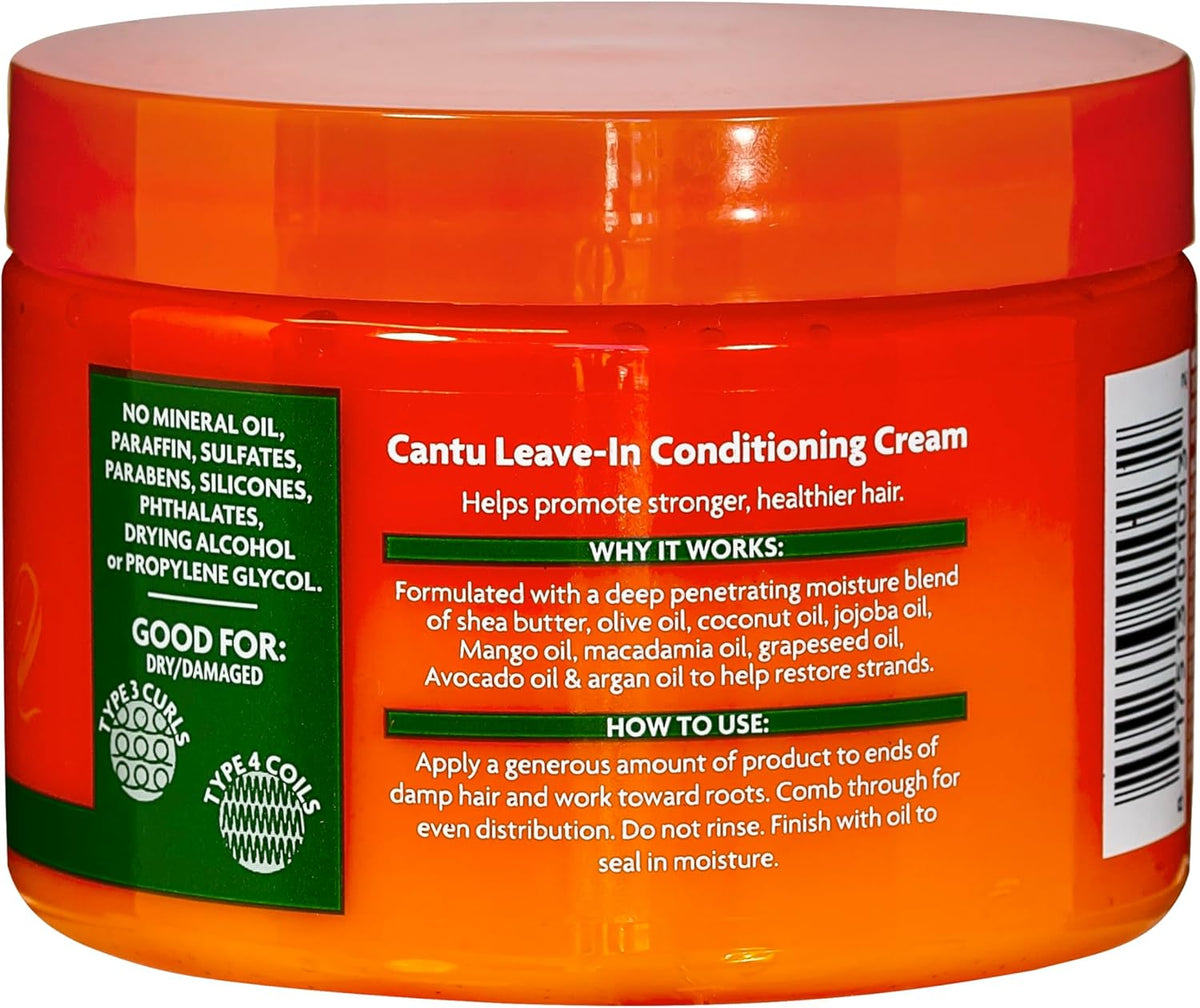 Cantu Shea Butter Leave In Conditioning Cream 340g-2