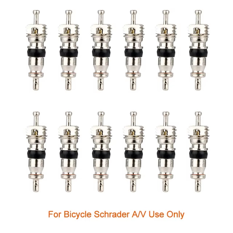 Presta Valve Core Brass FV Nozzle Replacement MTB Road Bike Tubeless Service Parts Alloy Remover Tool O-Ring Optional