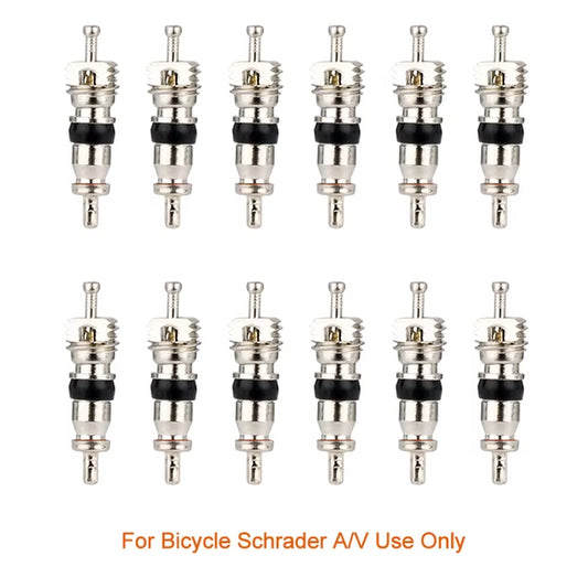Presta Valve Core Brass FV Nozzle Replacement MTB Road Bike Tubeless Service Parts Alloy Remover Tool O-Ring Optional