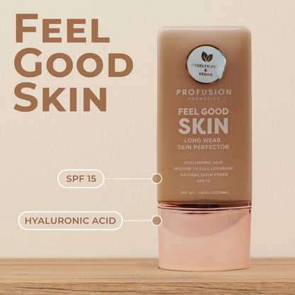 Lightweight Liquid Foundation for a Flawless and Elegant Radiance, Breathable Makeup for Improves Uneven Skin Tone, Cruelty-Free - Tan 5