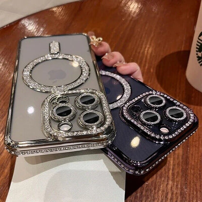 Case for Iphone 17 16 15 14 Pro Max plus 13 Shockproof Magnetic Silicone Cover