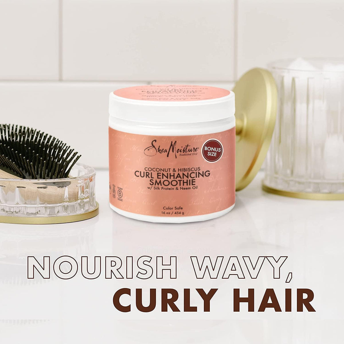 Shea Moisture Coconut And Hibiscus Curl Enhancing Smoothie 326g / 454g-2
