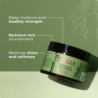 Mielle Rosemary Mint Weekly Scalp & Strand Treatment Masque 340ml-1
