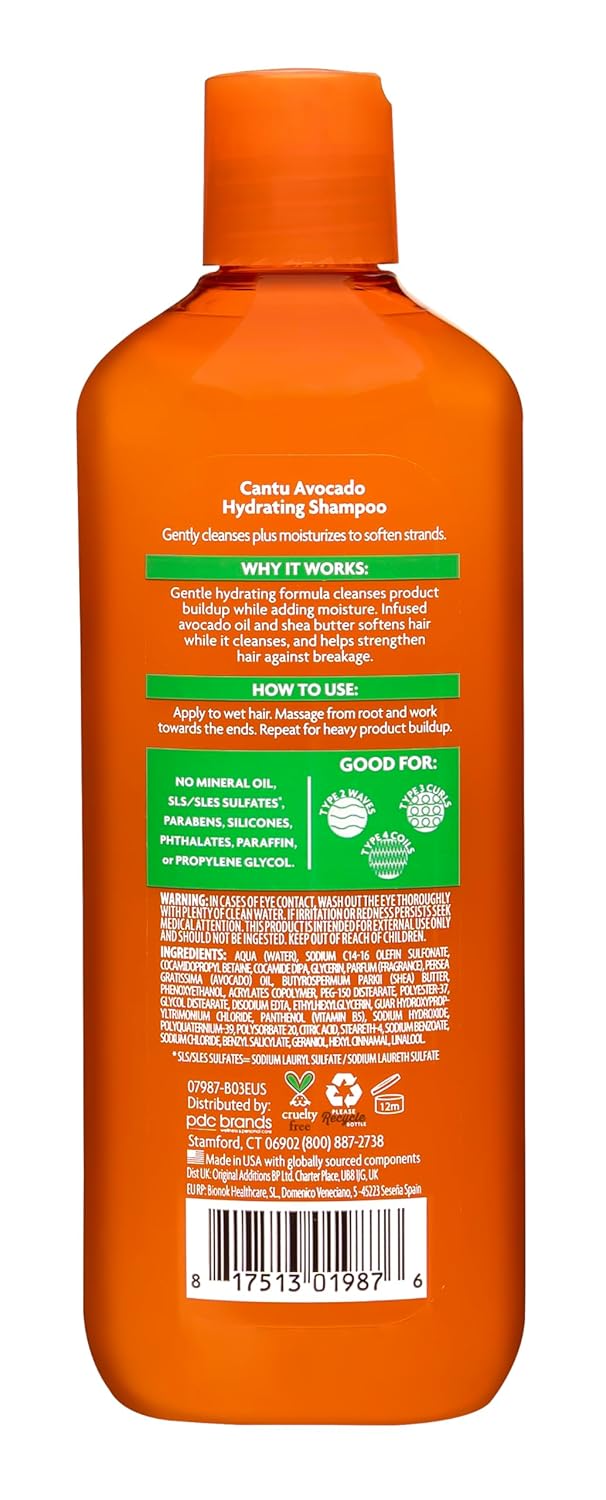 Cantu Avocado Hydrating Shampoo 400ml-1