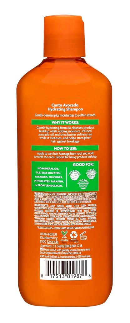 Cantu Avocado Hydrating Shampoo 400ml-1