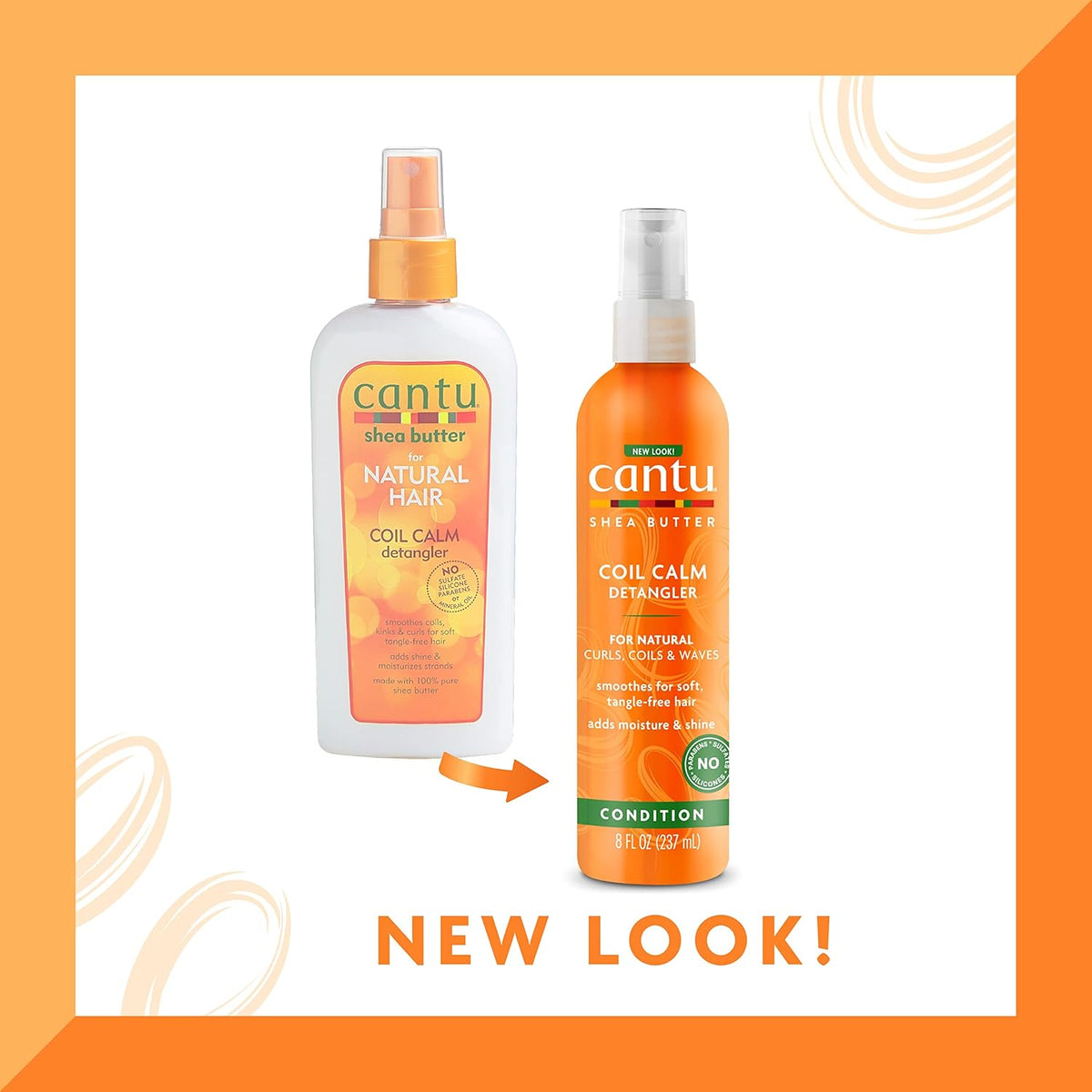 Cantu Shea Butter Coil Calm Detangler Spray 237ml-2