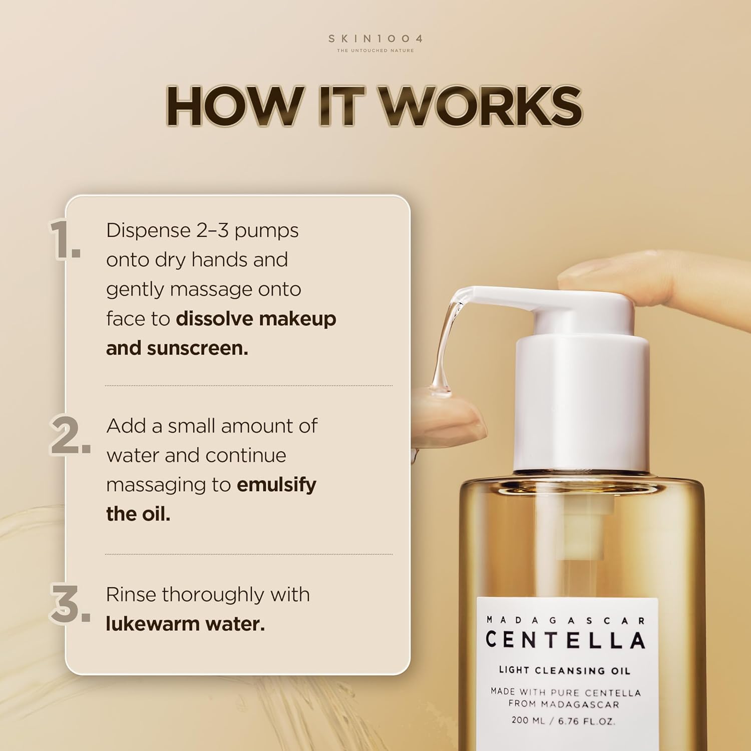  Centella Light Cleansing Oil by  for Women - 6.76 Oz Cleanser