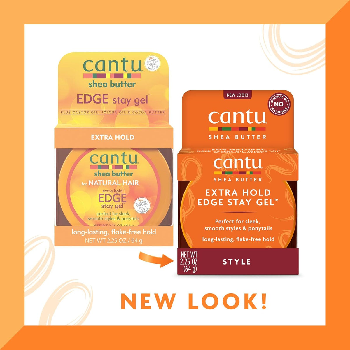Cantu Shea Butter Extra Hold Edge Stay Gel 64g-2