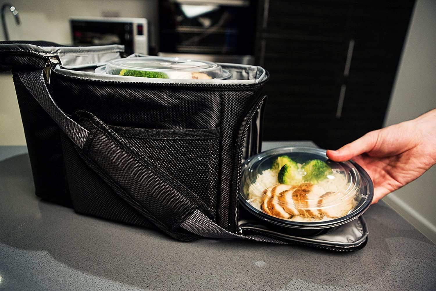 [30-Pack] Meal Prep Containers Reusable - Batch Cooking Plastic Food Containers with Lids - Microwavable Freezer Dishwasher Safe - Takeaway Lunch Box