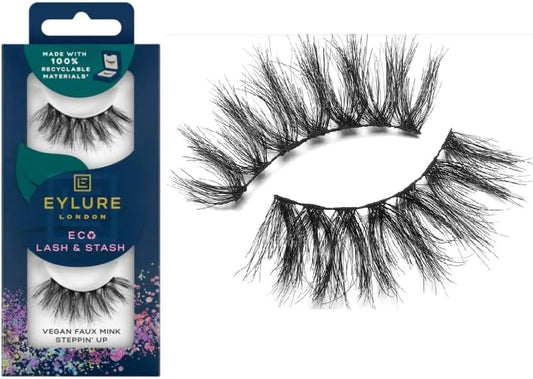 - Eco Lash & Stash Vegan Faux Mink False Eyelashes- Steppin' Up