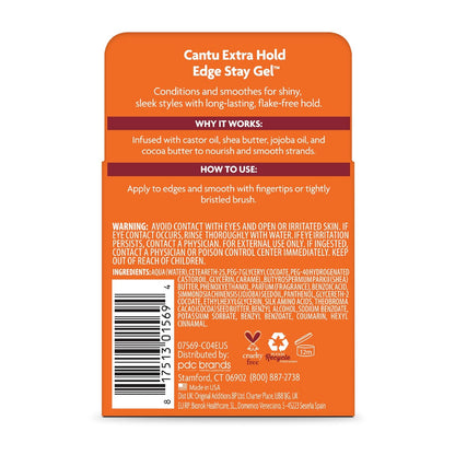 Cantu Shea Butter Extra Hold Edge Stay Gel 64g-1