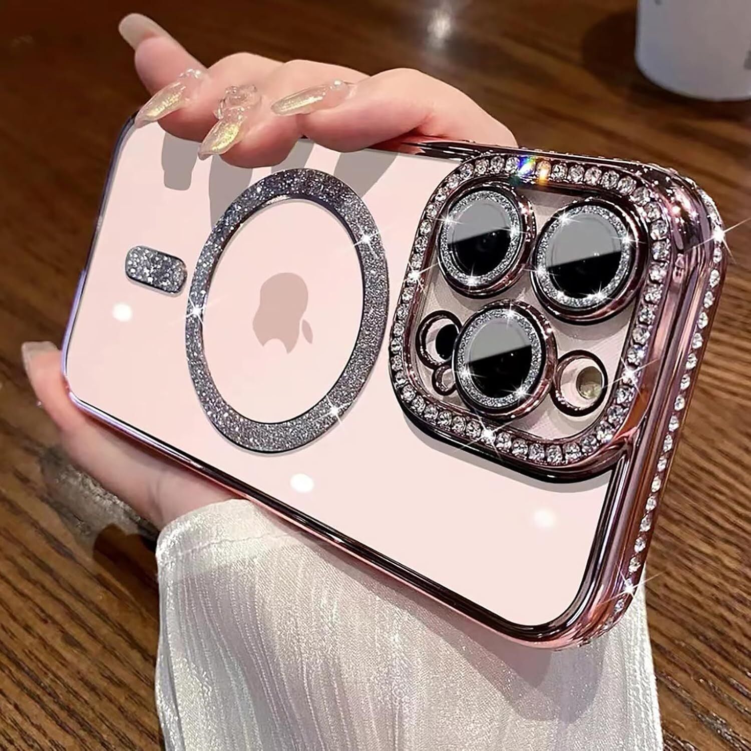 Case for Iphone 17 16 15 14 Pro Max plus 13 Shockproof Magnetic Silicone Cover