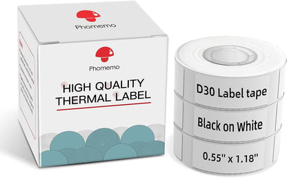 Phomemo D30 Label Maker Machine Bluetooth Small Label Printer Thermal Printer UK