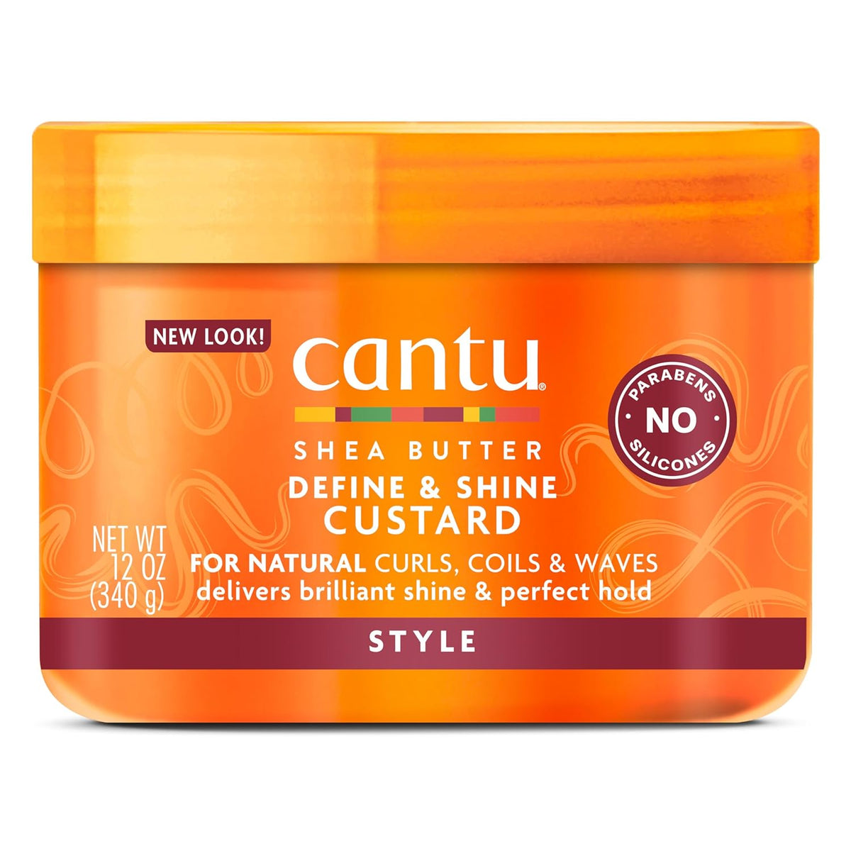 Cantu Shea Butter Define And Shine Custard 340g-0