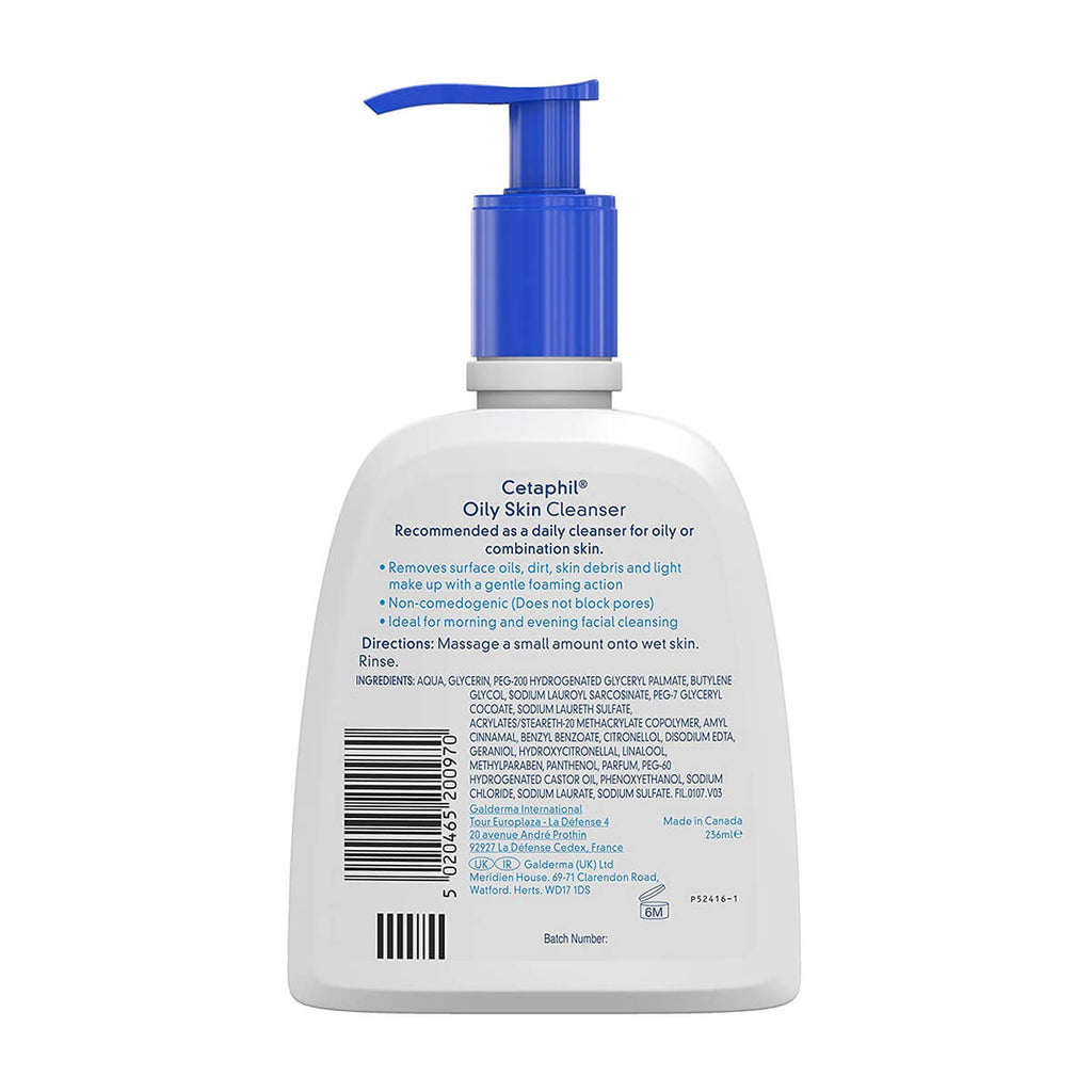 Galderma Cetaphil Oily Skin Cleanser 236ml / 473ml-1