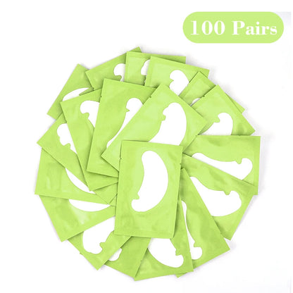 50Pairs Eye Pads for Eyelash Extension Hydrogel Patches for Eyelashes U Shaped Gel Pads Lashes Extension Supplies Patches Makeup