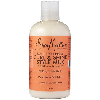 Shea Moisture Coconut And Hibiscus Conditioning Curl Style Milk 237ml / 254ml-0