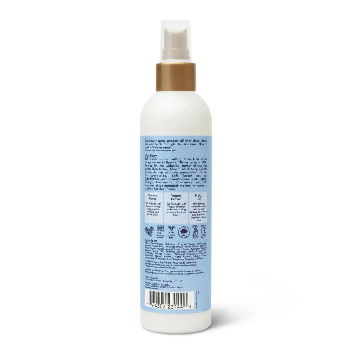 Shea Moisture Manuka Honey & Yogurt Hydrate Repair Multi Action Leave In Spray-3