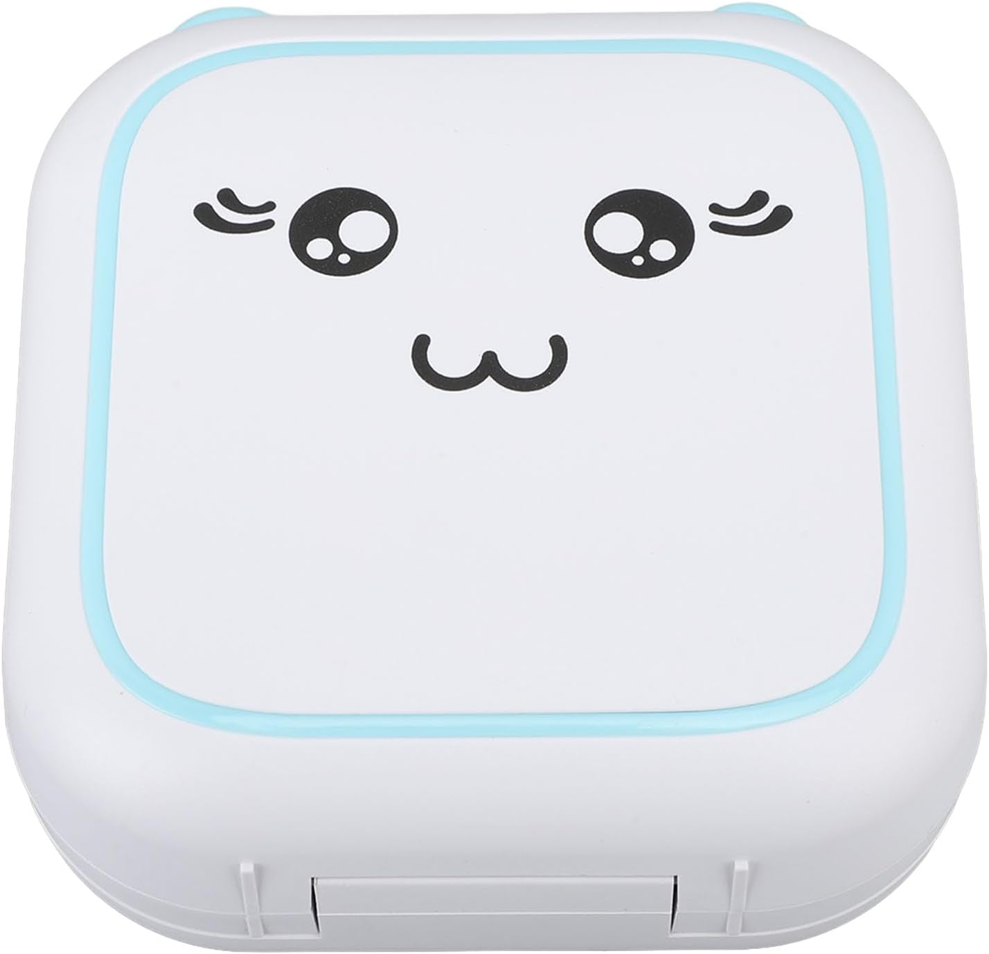 Mini Pocket Printer, Inkless Multipurpose Printing, Compact, Clear Photos, Mini Thermal Printer for Notes (Blue)