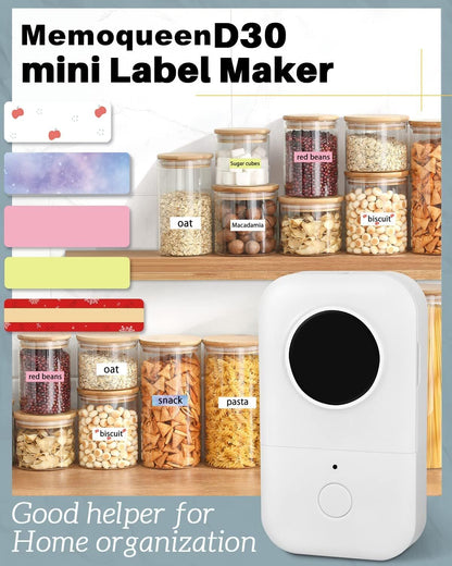 Phomemo D30 Label Maker Machine Bluetooth Small Label Printer Thermal Printer UK
