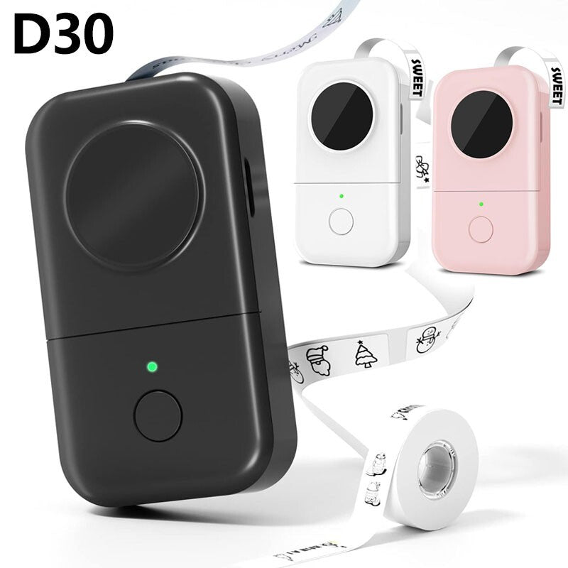 Phomemo D30 Label Maker Machine Bluetooth Small Label Printer Thermal Printer UK