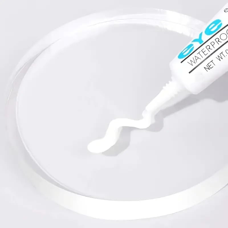 Pack of 2 Eyelash Glue - Strip Lash Adhesive, Strong Waterproof Clear Lash Glue for False Eyelashes and Strip Lashes, 7G Each - Ideal for Professional Salon and Home Use