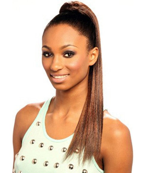 Cherish Syn Drawstring Yaki Straight Ponytail 14" / 18"-0