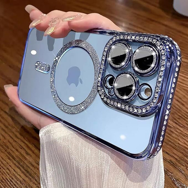 Case for Iphone 17 16 15 14 Pro Max plus 13 Shockproof Magnetic Silicone Cover