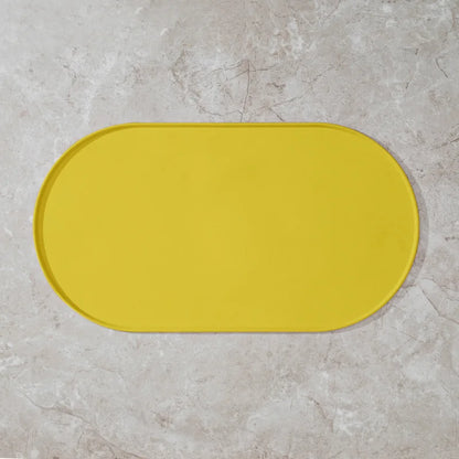 Cat Feeding Mat with Non-Slip Waterproof Design, Pet Food Mat, Compatible with Cat/Dog Bowls, Multipet Households, Dog Owners