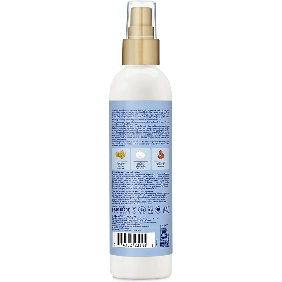 Shea Moisture Manuka Honey & Yogurt Hydrate Repair Multi Action Leave In Spray-1